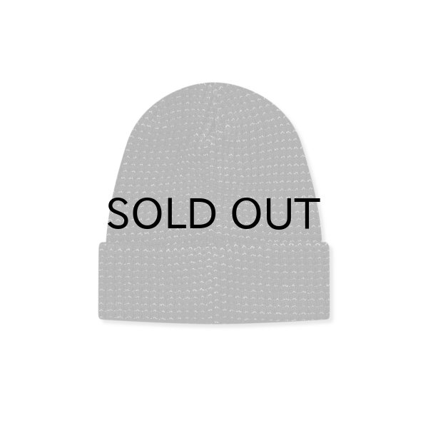 画像2: BLACK EYE PATCH (OG LABEL REFLECTOR WOVEN BEANIE) BLACK (2)