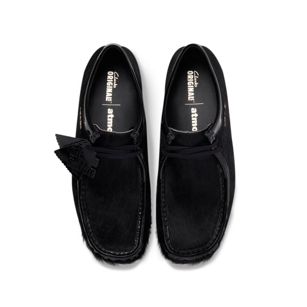 画像8: BLACK EYE PATCH (CLARKS x ATMOS WALLABEE) BLACK (8)