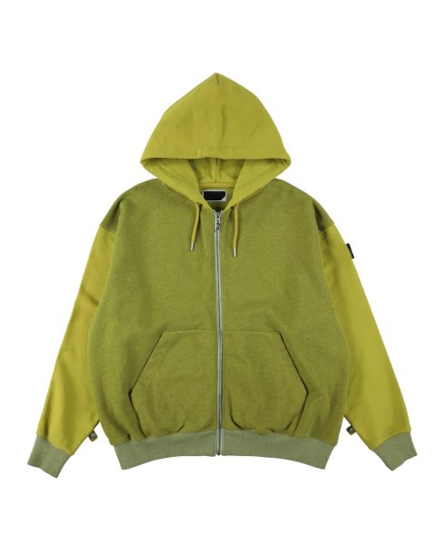 画像1: PHINGERIN (ZIP HOODIE) LIME GREEN (1)