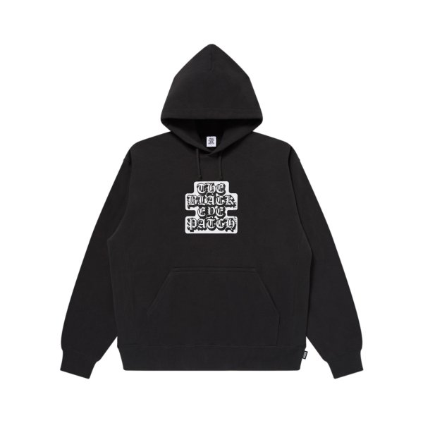 画像1: BLACK EYE PATCH (OE OG LABEL HOODIE) BLACK (1)