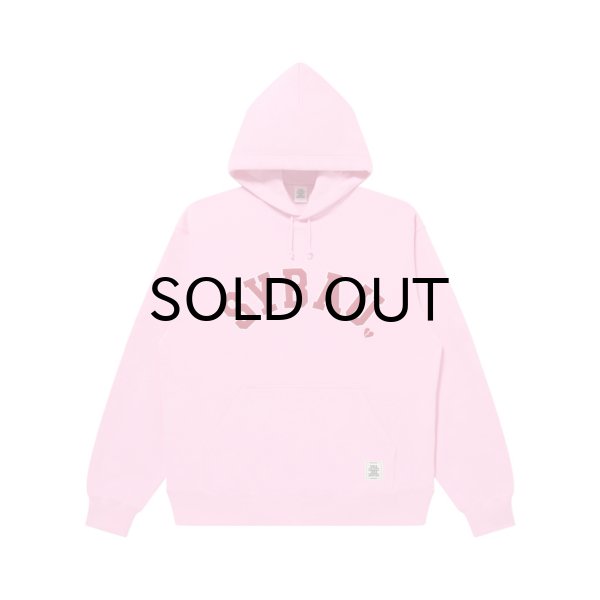 画像1: BLACK EYE PATCH (SYBAU COLLEGE HOODIE) PINK (1)