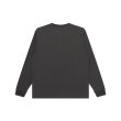 画像2: BLACK EYE PATCH (RHINESTONED OE LOGO L/S TEE) CHARCOAL (2)