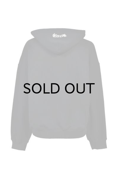 画像2: BREATH (OLD ENGLISH LOGO RHINESTONE HOODIE) BLACK (2)