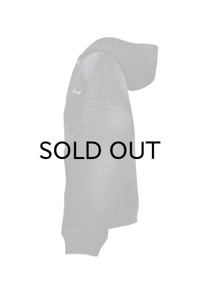 画像3: BREATH (SCRIPT LOGO FADE RHINESTONE ZIP UP HOODIE) BLACK (3)