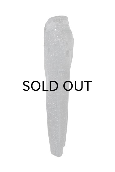 画像3: BREATH (SCRIPT LOGO FADE RHINESTONE DENIM PANTS) BLACK (3)