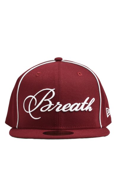 画像2: BREATH (NEW ERA SCRIPT LOGO PIPING 59FIFTY) BURGUNDY (2)