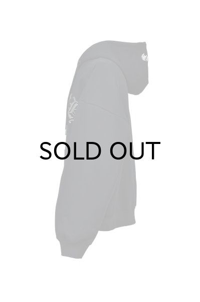 画像3: BREATH (OLD ENGLISH LOGO RHINESTONE HOODIE) BLACK (3)