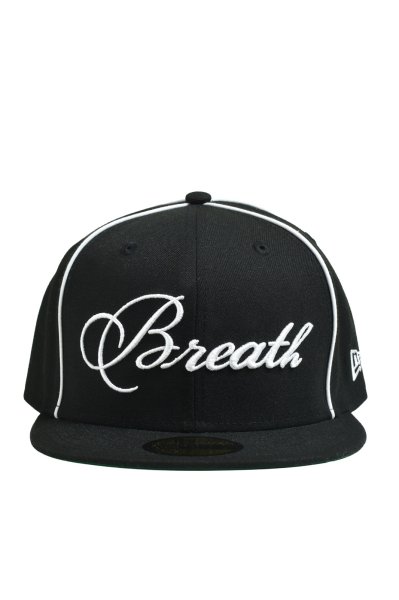 画像2: BREATH (NEW ERA SCRIPT LOGO PIPING 59FIFTY) BLACK (2)