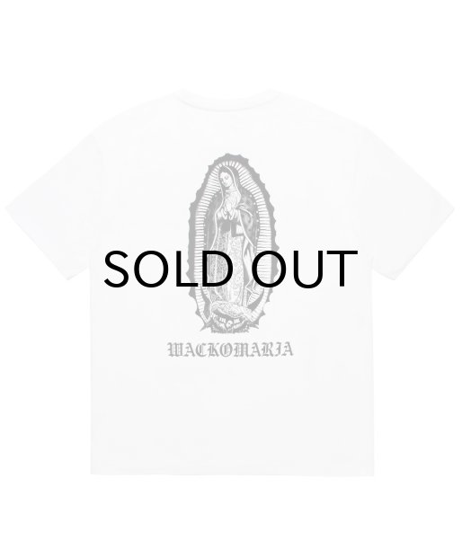 画像1: WACKO MARIA (WASHED HEAVY WEIGHT CREW NECK T-SHIRT TYPE-1) WHITE (1)