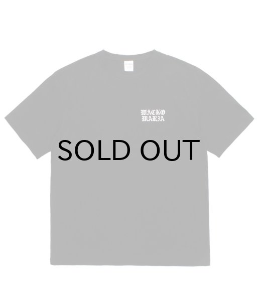画像2: WACKO MARIA (WASHED HEAVY WEIGHT CREW NECK T-SHIRT TYPE-1) BLACK (2)