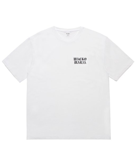 画像2: WACKO MARIA (WASHED HEAVY WEIGHT CREW NECK T-SHIRT TYPE-1) WHITE (2)