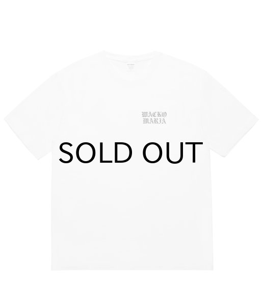 画像2: WACKO MARIA (WASHED HEAVY WEIGHT CREW NECK T-SHIRT TYPE-1) WHITE (2)