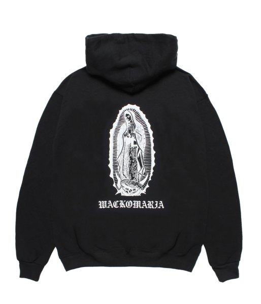画像1: WACKO MARIA (PULLOVER HOODED SWEAT SHIRT TYPE-1) BLACK (1)