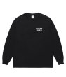 画像2: WACKO MARIA (WASHED HEAVY WEIGHT CREW NECK LONG SLEEVE T-SHIRT TYPE-1) BLACK (2)