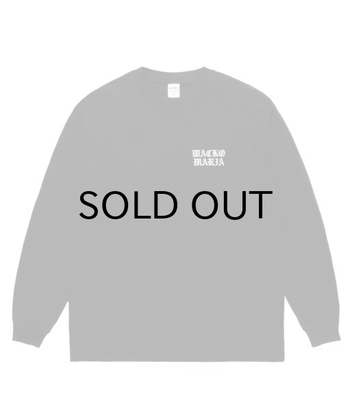 画像2: WACKO MARIA (WASHED HEAVY WEIGHT CREW NECK LONG SLEEVE T-SHIRT TYPE-1) BLACK (2)