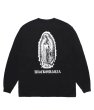 画像1: WACKO MARIA (WASHED HEAVY WEIGHT CREW NECK LONG SLEEVE T-SHIRT TYPE-1) BLACK (1)