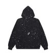 画像2: BLACK EYE PATCH (SPLATTERED REFLECTOR HWC LABEL HOODIE) BLACK (2)