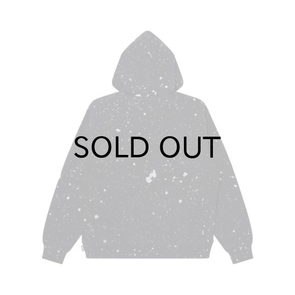 画像2: BLACK EYE PATCH (SPLATTERED REFLECTOR HWC LABEL HOODIE) BLACK (2)