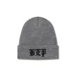 画像1: BLACK EYE PATCH (3 LETTER OE BEANIE) GRAY (1)