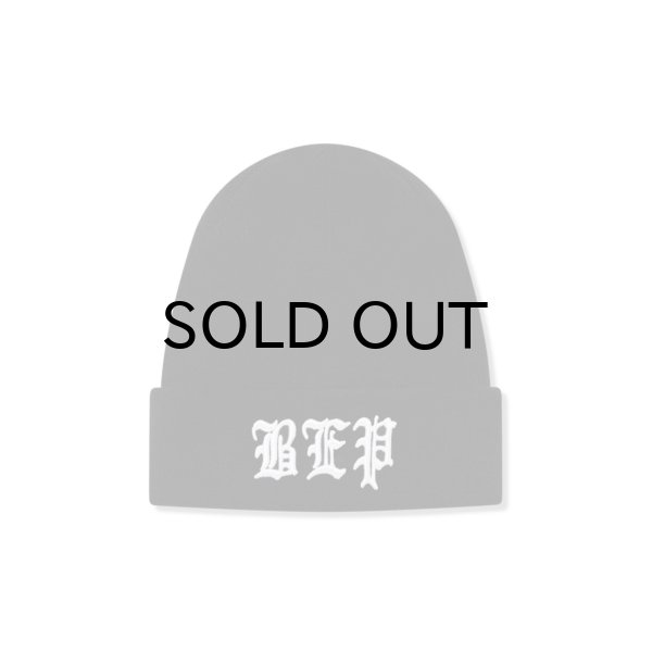 画像1: BLACK EYE PATCH (3 LETTER OE BEANIE) BLACK (1)