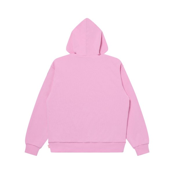画像2: BLACK EYE PATCH (SMALL OG THERMAL ZIP HOODIE) PINK (2)