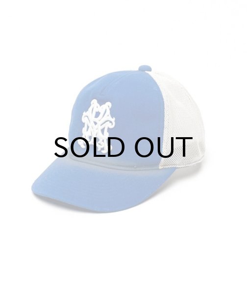 画像1: KAMIYA ("KMY" Distressed Mesh Cap) BLUE (1)