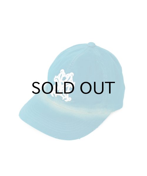 画像1: KAMIYA ("KMY" Distressed Cap) BLUE (1)
