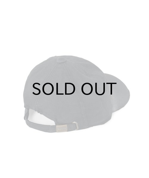 画像2: KAMIYA ("KMY" Distressed Cap) BLACK (2)