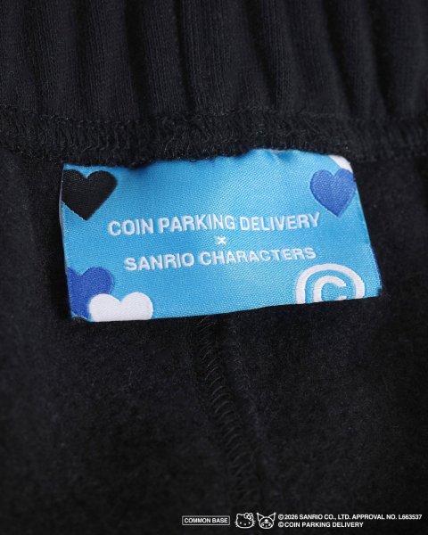 画像7: COIN PARKING DELIVERY × SANRIO CHARACTERS (PATCHWORK SWEAT PANTS) BLACK (7)