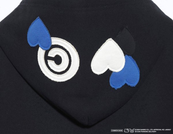 画像10: COIN PARKING DELIVERY × SANRIO CHARACTERS (ZIP SWEAT HOODIE) BLACK (10)