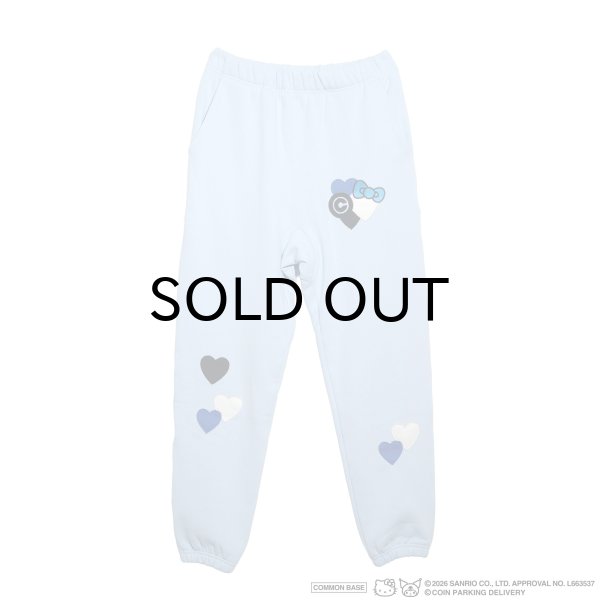 画像1: COIN PARKING DELIVERY × SANRIO CHARACTERS (PATCHWORK SWEAT PANTS) L.BLUE (1)