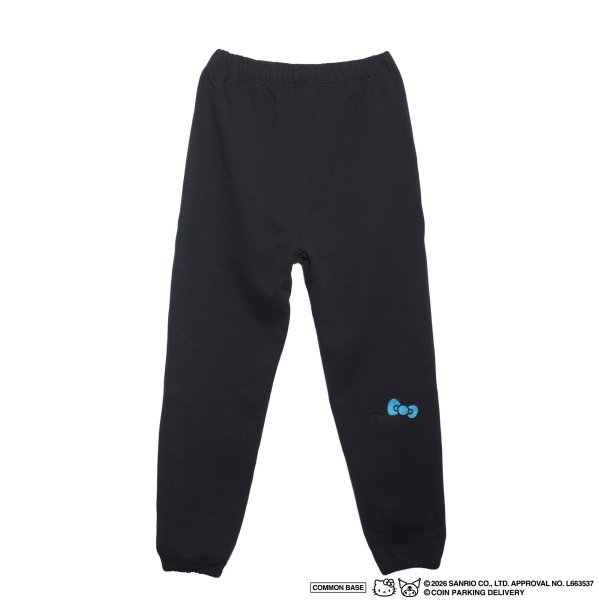 画像2: COIN PARKING DELIVERY × SANRIO CHARACTERS (PATCHWORK SWEAT PANTS) BLACK (2)