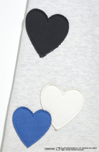 画像5: COIN PARKING DELIVERY × SANRIO CHARACTERS (PATCHWORK SWEATSHIRT) H.GREY (5)