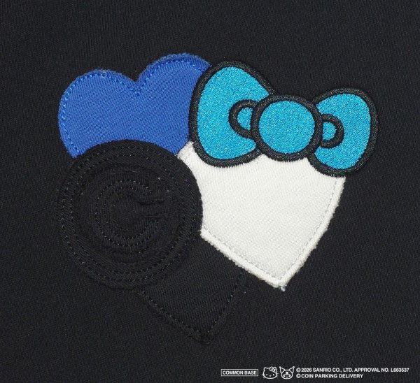 画像7: COIN PARKING DELIVERY × SANRIO CHARACTERS (ZIP SWEAT HOODIE) BLACK (7)