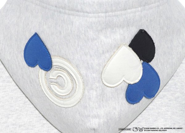 画像5: COIN PARKING DELIVERY × SANRIO CHARACTERS (ZIP SWEAT HOODIE) H.GREY (5)