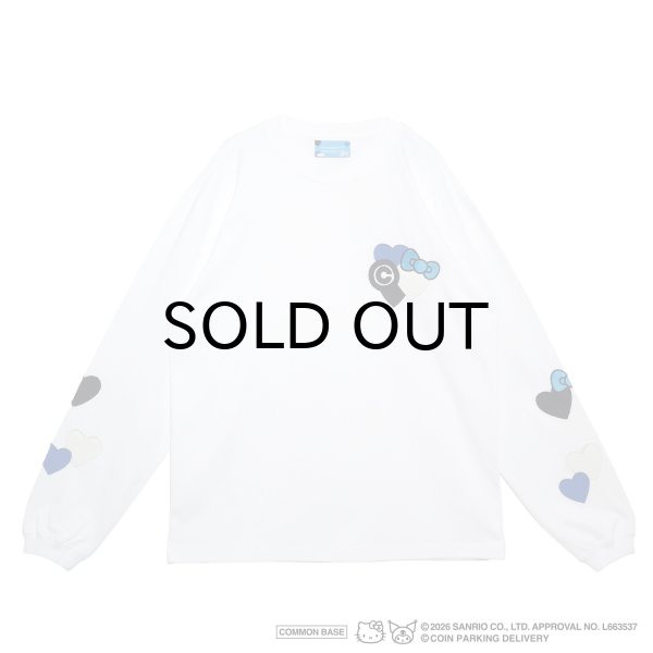 画像1: COIN PARKING DELIVERY × SANRIO CHARACTERS (PATCHWORK L/S TEE) WHITE (1)