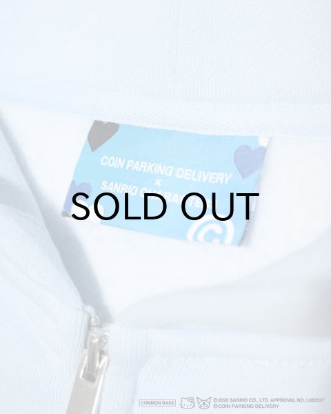 画像5: COIN PARKING DELIVERY × SANRIO CHARACTERS (ZIP SWEAT HOODIE) L.BLUE (5)