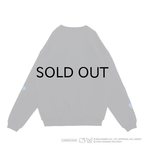 画像2: COIN PARKING DELIVERY × SANRIO CHARACTERS (PATCHWORK SWEATSHIRT) BLACK (2)