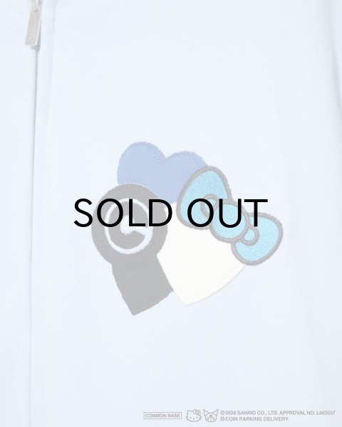 画像4: COIN PARKING DELIVERY × SANRIO CHARACTERS (ZIP SWEAT HOODIE) L.BLUE (4)