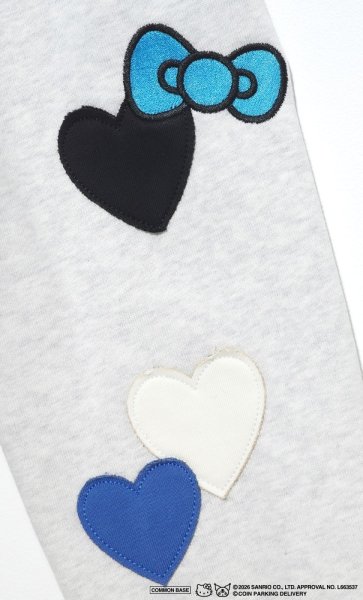 画像4: COIN PARKING DELIVERY × SANRIO CHARACTERS (PATCHWORK SWEATSHIRT) H.GREY (4)
