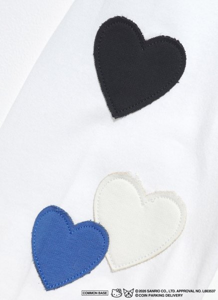 画像3: COIN PARKING DELIVERY × SANRIO CHARACTERS (PATCHWORK L/S TEE) WHITE (3)