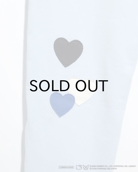 画像4: COIN PARKING DELIVERY × SANRIO CHARACTERS (PATCHWORK SWEAT PANTS) L.BLUE (4)