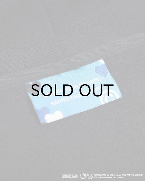 画像4: COIN PARKING DELIVERY × SANRIO CHARACTERS (ZIP SWEAT HOODIE) BLACK (4)