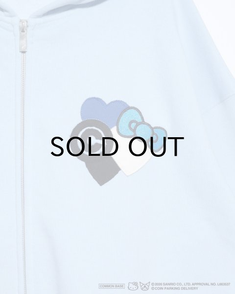 画像7: COIN PARKING DELIVERY × SANRIO CHARACTERS (ZIP SWEAT HOODIE) L.BLUE (7)