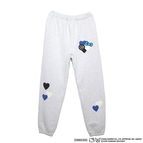 画像1: COIN PARKING DELIVERY × SANRIO CHARACTERS (PATCHWORK SWEAT PANTS) H.GREY (1)