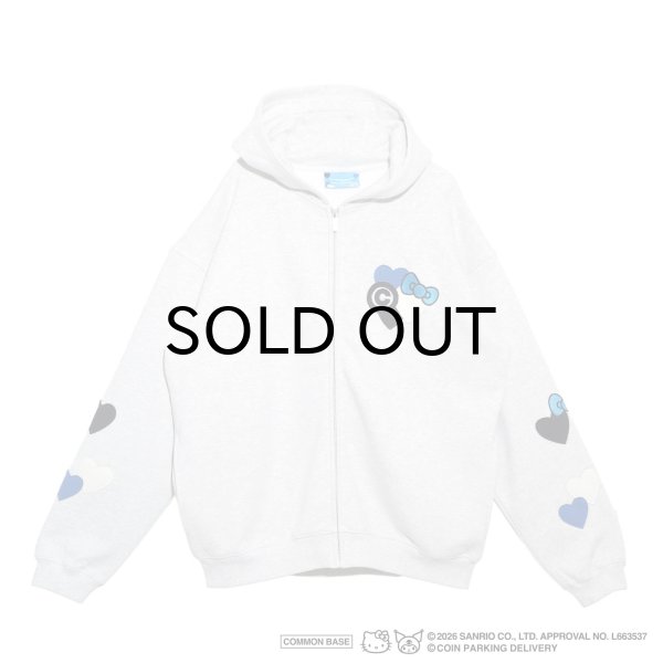 画像1: COIN PARKING DELIVERY × SANRIO CHARACTERS (ZIP SWEAT HOODIE) H.GREY (1)