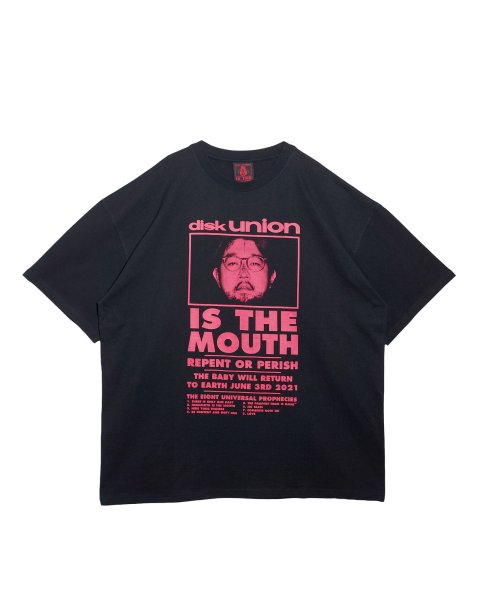 画像1: NISHIMOTO IS THE MOUTH (diskunion S/S TEE) BLACK (1)