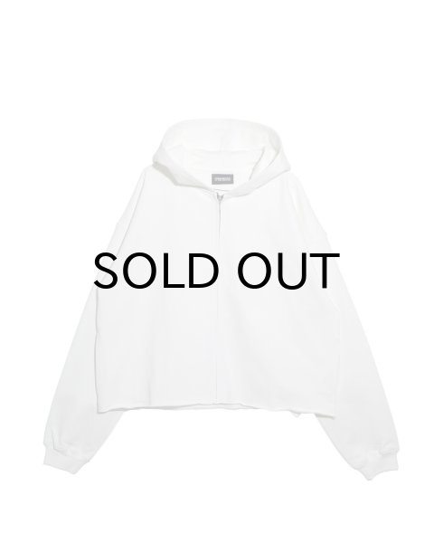 画像1: NISHIMOTO IS THE MOUTH (WIDE ZIP SWEAT HOODIE) WHITE (1)