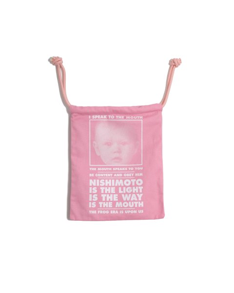 画像2: NISHIMOTO IS THE MOUTH (BIG DRAWSTRING BAG) PINK (2)