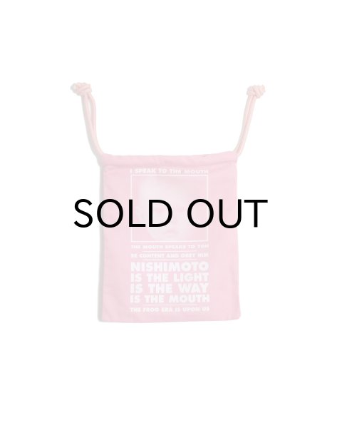 画像2: NISHIMOTO IS THE MOUTH (BIG DRAWSTRING BAG) PINK (2)